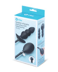 b-Vibe Beaded Inflatable Anal Plug w/Hand Pump